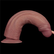 LoveToy - Power Cock - 26,5 cm - Vibrerende Dildo - Dual Density - Lichte Huidskleur
