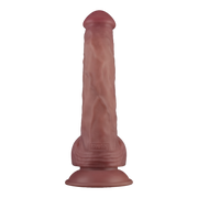 LoveToy - Power Cock - 23 cm - Vibrerende Dildo - Dual Density - Lichte Huidskleur