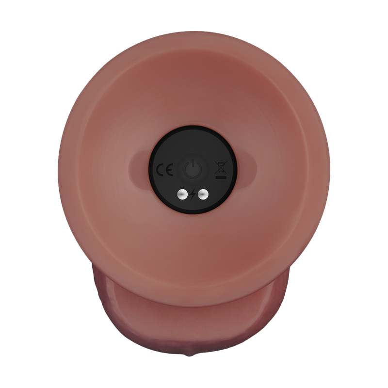 LoveToy - Power Cock - 21,5 cm - Vibrerende Dildo - Dual Density - Lichte Huidskleur