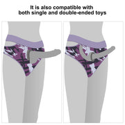 LoveToy - Ingen - Violet Strap-on Slipje - Maat M/L - Paars