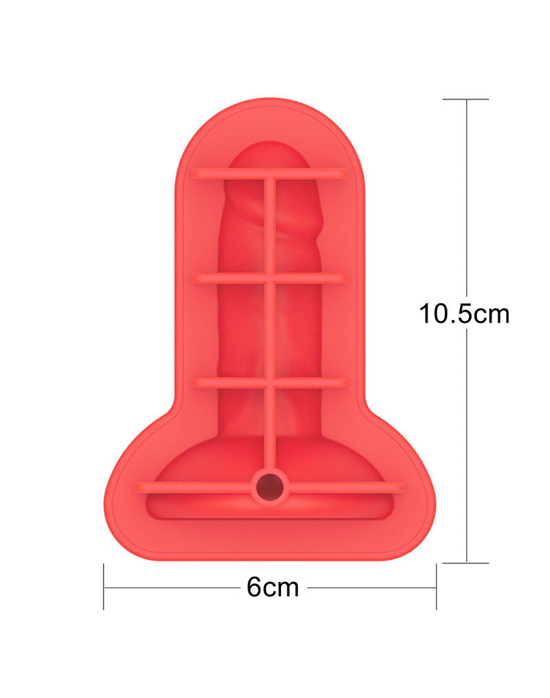 LoveToy - Siliconen IJsblokjesvorm - Mini Penis