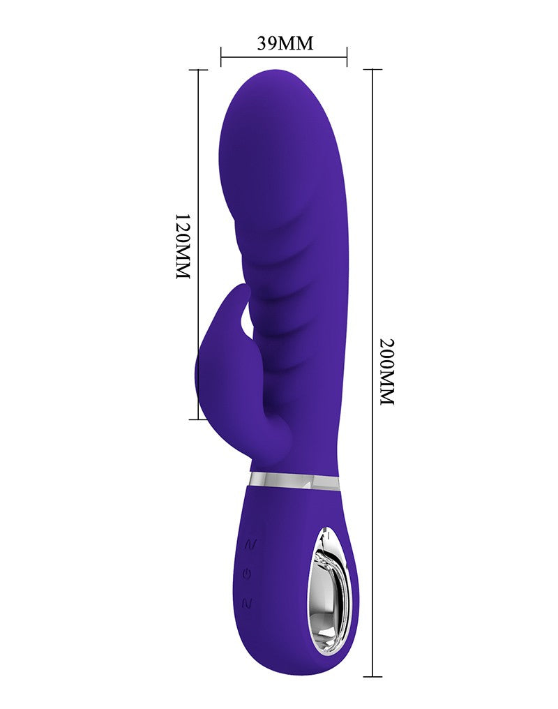 Pretty Love - Prescott - Rabbit Vibrator - Dubbele Motor - Dieproze