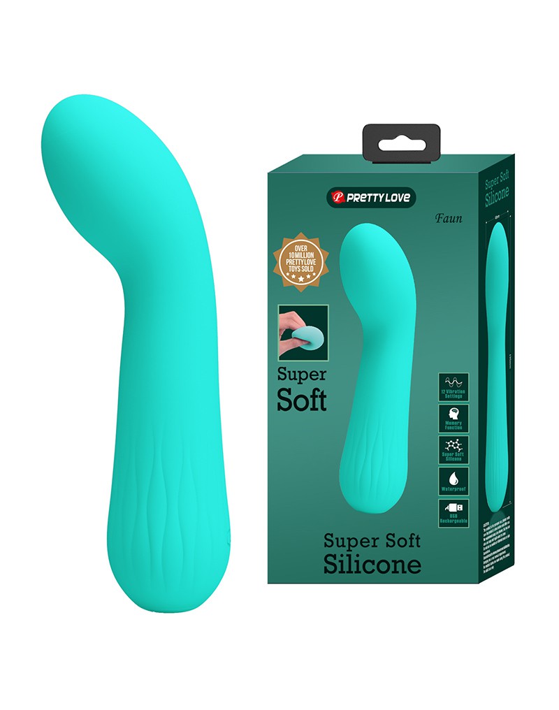 Pretty Love - Faun - Buigzame G-Spot Vibrator - Turquoise
