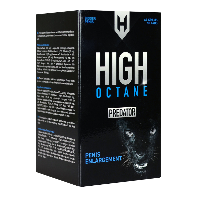 Morningstar - High Octane - Predator - Penisvergroting - 60 tabletten