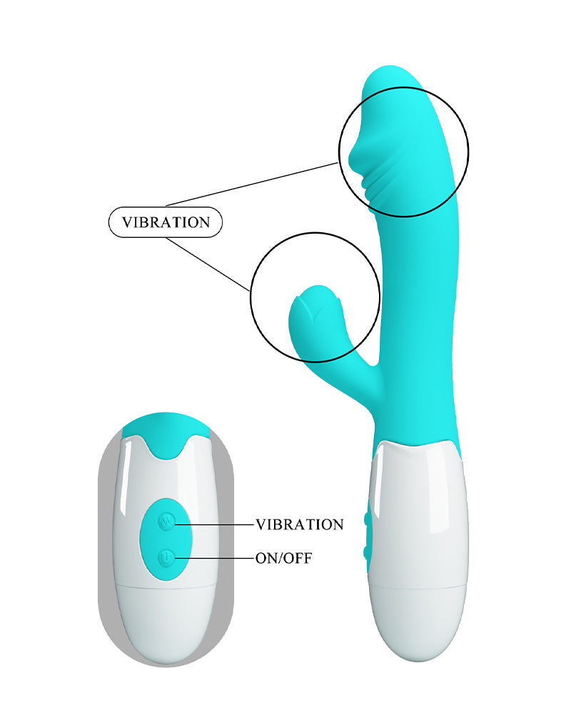 Pretty Love - Snappy - G-Spot Rabbit Vibrator - Turquoise