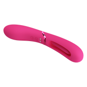 Pretty Love - Romance Lexie - Vibrator met Wiebelend Tongetje - Roze