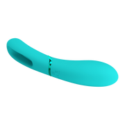 Pretty Love - Romance Lexie - Vibrator met Wiebelend Tongetje - Turquoise