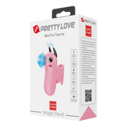 Pretty Love - Mini Fun Toys - Magic Devil - Vinger Vibrator - Roze