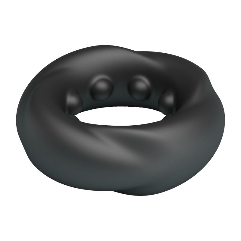Crazy Bull - Daquez - Super Soft Siliconen ring - Model 4 - Zwart