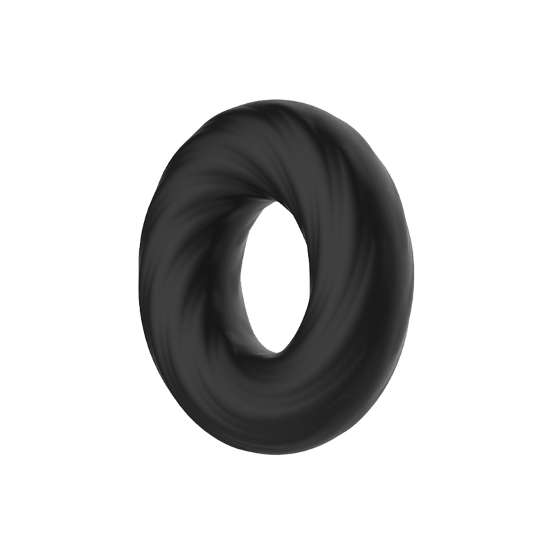 Crazy Bull - Super Soft Siliconen ring - Model 6 - Zwart