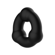 Crazy Bull - Super Soft Siliconen Ring - Model 7 - Zwart