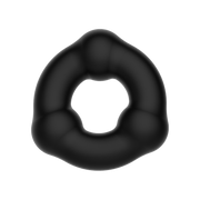 Crazy Bull - Super Soft Siliconen Ring - Model 7 - Zwart