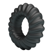 Crazy Bull - Fitz - Super Soft Siliconen Cockring - Model 8 - Zwart