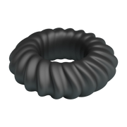 Crazy Bull - Fitz - Super Soft Siliconen Cockring - Model 8 - Zwart