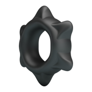 Crazy Bull - Ethaniel - Super Soft Siliconen Cockring - Model 11 - Zwart