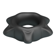 Crazy Bull - Ethaniel - Super Soft Siliconen Cockring - Model 11 - Zwart