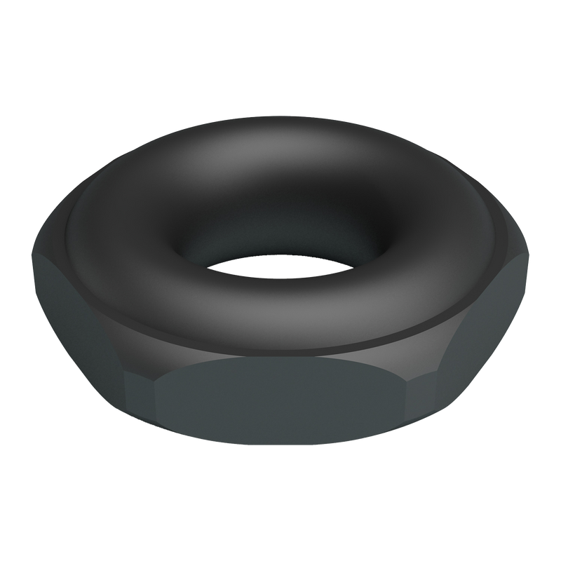Crazy Bull - Jarvius - Super Soft Siliconen Cockring - Model 14 - Zwart