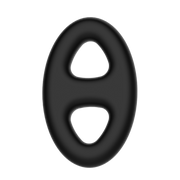 Crazy Bull - Super Soft Siliconen Cockring - Model 16 - Zwart