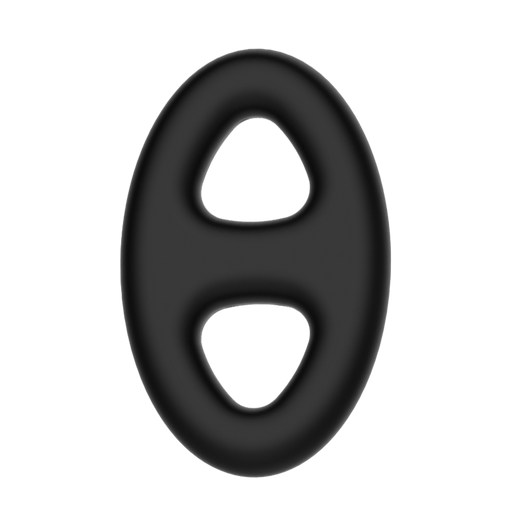 Crazy Bull - Super Soft Siliconen Cockring - Model 16 - Zwart