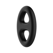 Crazy Bull - Super Soft Siliconen Cockring - Model 16 - Zwart