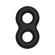Crazy Bull - Super Soft Siliconen Cockring - Model 17 - Zwart