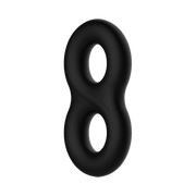 Crazy Bull - Super Soft Siliconen Cockring - Model 17 - Zwart