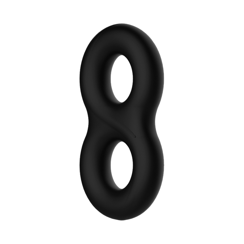 Crazy Bull - Super Soft Siliconen Cockring - Model 17 - Zwart