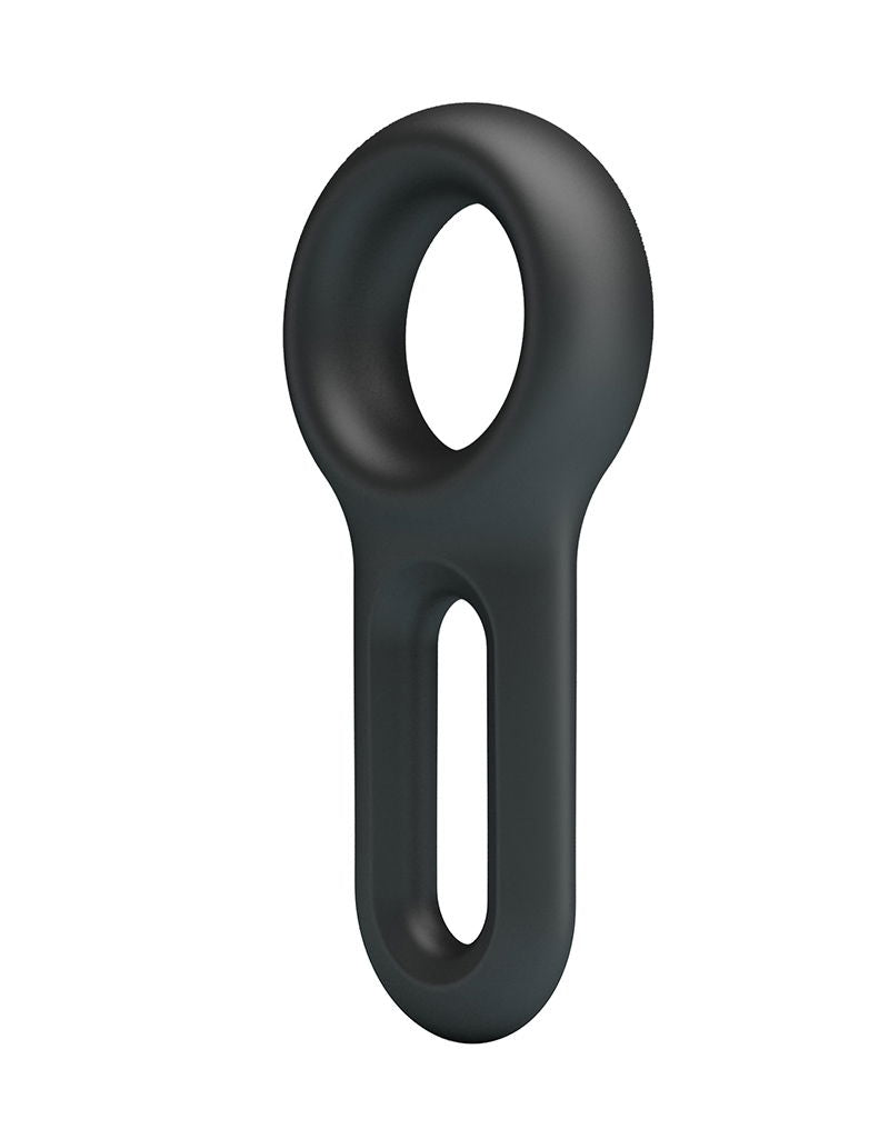 Crazy Bull - Oniel - Super Soft Siliconen Cockring - Model 18 - Zwart