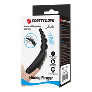 Pretty Love - Jordin - Krachtige Vinger Vibrator - Zwart