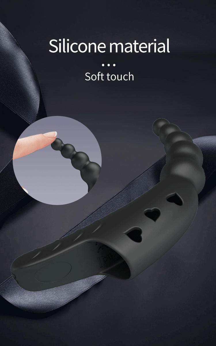Pretty Love - Jordin - Krachtige Vinger Vibrator - Zwart