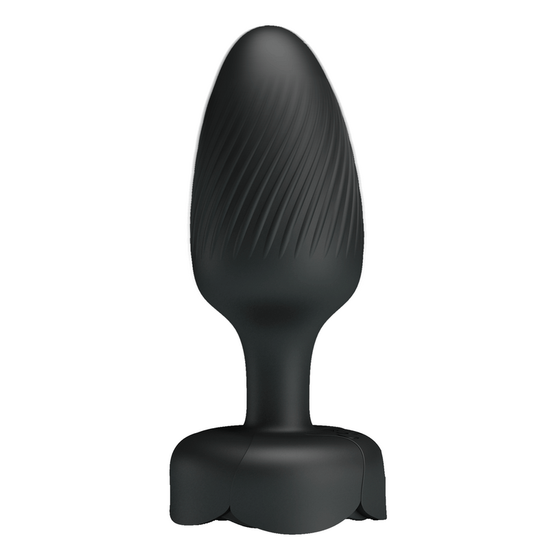 Pretty Love - Varian - Kleurveranderende lichtgevende vibrerende buttplug - Zwart