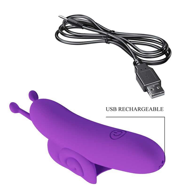 Pretty Love - Snail - Krachtige Vinger Vibrator - Paars