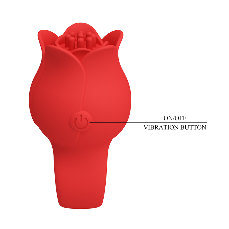 Pretty Love - Jae - Vinger Vibrator - Rood