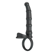 Pretty Love - Tatum - Anale Vibrator met Penisring - Zwart