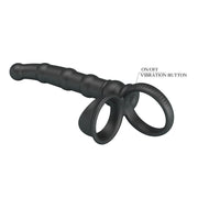 Pretty Love - Tatum - Anale Vibrator met Penisring - Zwart