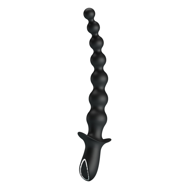 Pretty Love - Rigdon - Anale Kralen Vibrator - Zwart