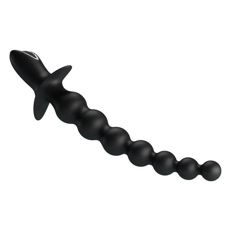 Pretty Love - Rigdon - Anale Kralen Vibrator - Zwart
