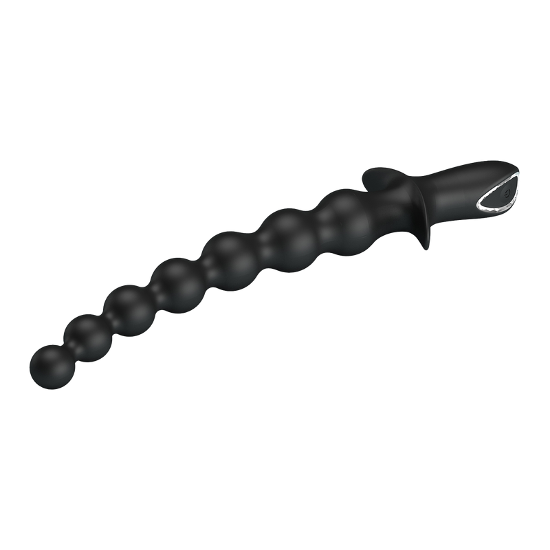 Pretty Love - Rigdon - Anale Kralen Vibrator - Zwart