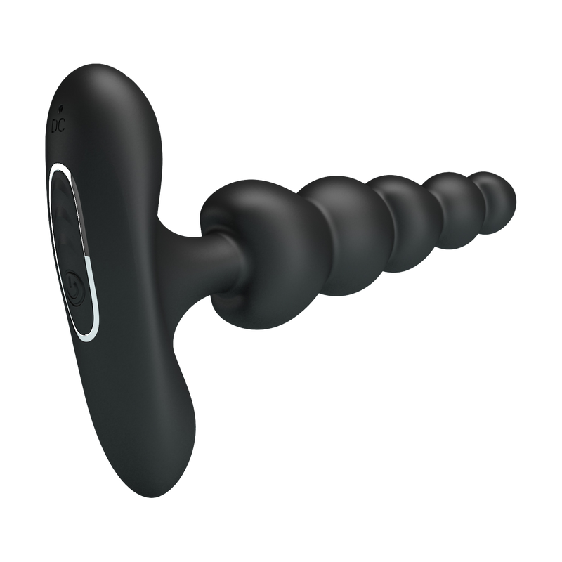 Pretty Love - Corban - Anale Kralen Vibrator - Zwart