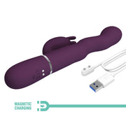 Pretty Love - Laurens - Rabbit Vibrator met Climax Button - Paars