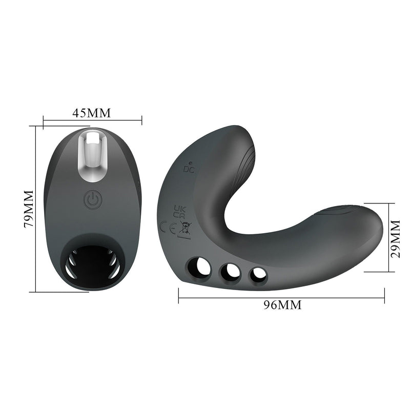 Pretty Love - Camelia - Vinger Vibrator - Zwart