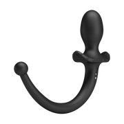 Mr. Play - Super Power - Vibrerende Hondenstaart Buttplug met Afstandsbediening - Zwart