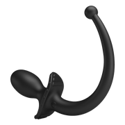 Mr. Play - Super Power - Vibrerende Hondenstaart Buttplug met Afstandsbediening - Zwart