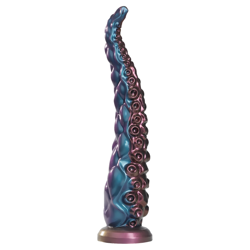 Power Monsters - Maelstrom Beastlord - Tentakel Dildo - Blauw/Paars/Goud