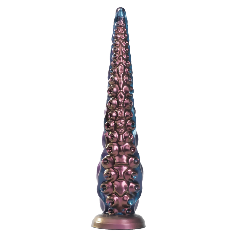 Power Monsters - Maelstrom Beastlord - Tentakel Dildo - Blauw/Paars/Goud