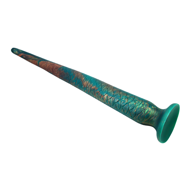 Power Monsters - Verdant Titan - Mythical Tail Dildo - Groen/Goud