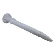Power Monsters - Basilisk - Taps Toelopende Fantasie Dildo - Grijs
