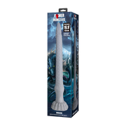 Power Monsters - Basilisk - Taps Toelopende Fantasie Dildo - Grijs