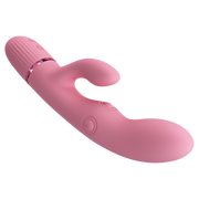 Pretty Love - Zach - Rabbit Vibrator met Vierzijdige Klopfunctie - Roze