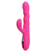 Pretty Love - Winters - Rabbit Vibrator met Golf Beweging en LED Display - Roze